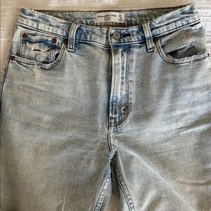 Abercrombie & Fitch Women's Light Wash The Skinny High Rise Jeans